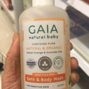 「澳洲直送」澳洲GAIA 純天然有機嬰兒洗護系列 - 天然有機沐浴露 250ml (橙色)