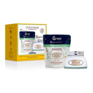 L’OCCITANE - 杏仁緊膚乳套裝 (200ml+補充裝200ml)